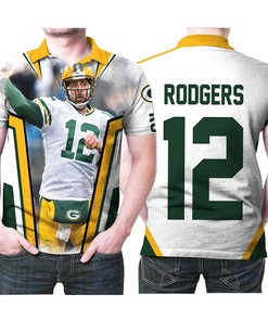 American Football Jersey included with 3D effect Polo Shirt with All Over Print design