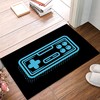 Anime Gamepad Printed Rug for Teen Boys' Bedroom - Fun Video Game Carpet