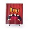 Another fun Kids Shower Curtain with a Monsters Face