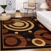 Antep Rugs Kashan King Collection Galaxy Geometric Area Rug - Sophisticated Black/Beige Rug for Your Home