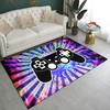Anti-Slip Gamepad Controller Rugs for Stylish Gaming Room Decor
