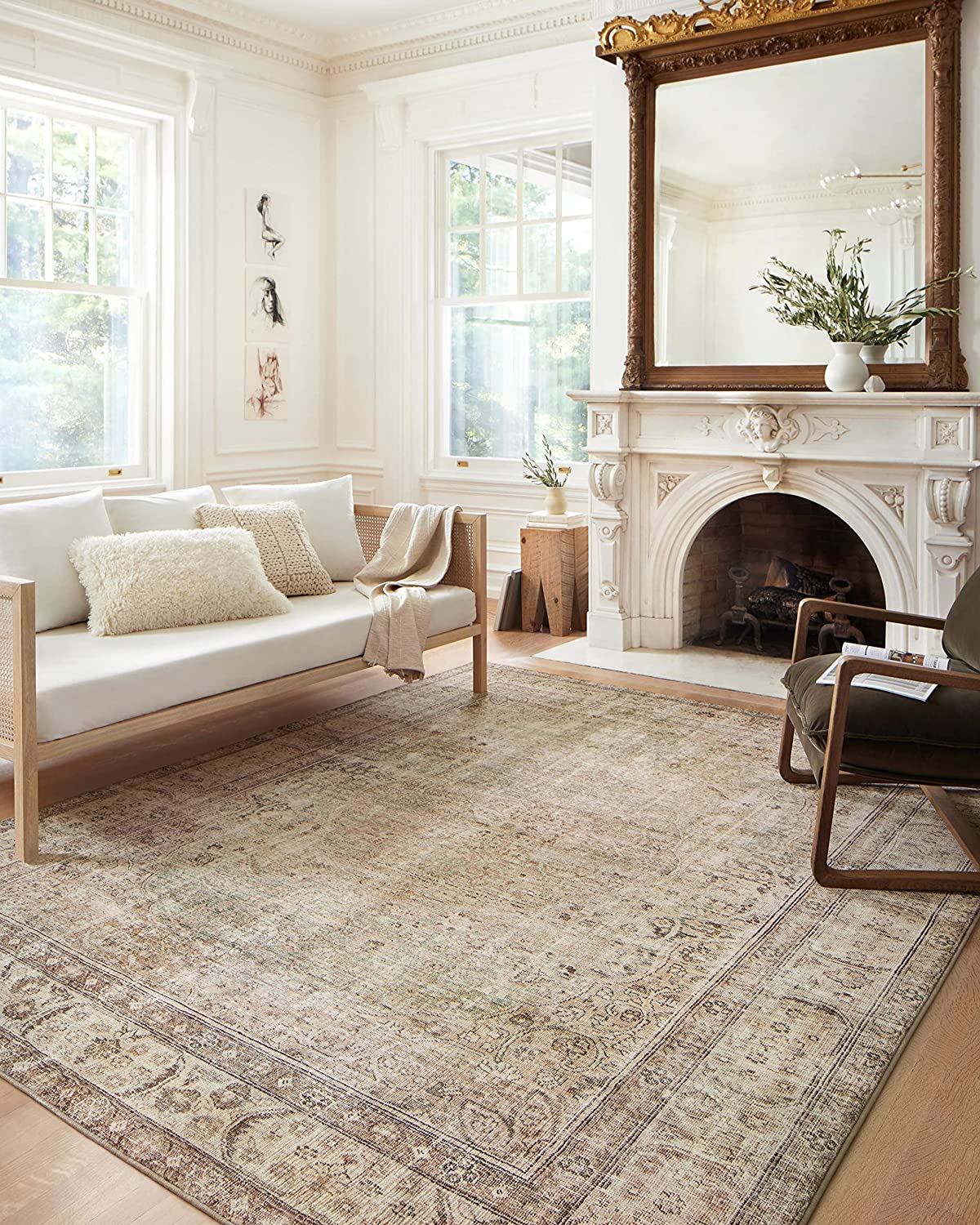 Antique Sage Traditional Area Rug - A Classic Design from the Loloi II Margot Collection - Image 2