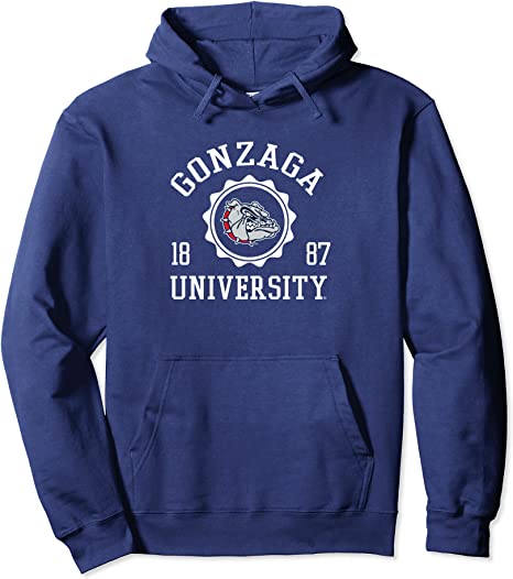 Apparel Gonzaga University Bulldogs Campus Hoodie Sweatshirt White Gifts For Fans - Image 2