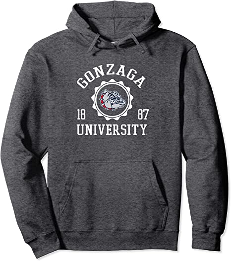 Apparel Gonzaga University Bulldogs Campus Hoodie Sweatshirt White Gifts For Fans - Image 3