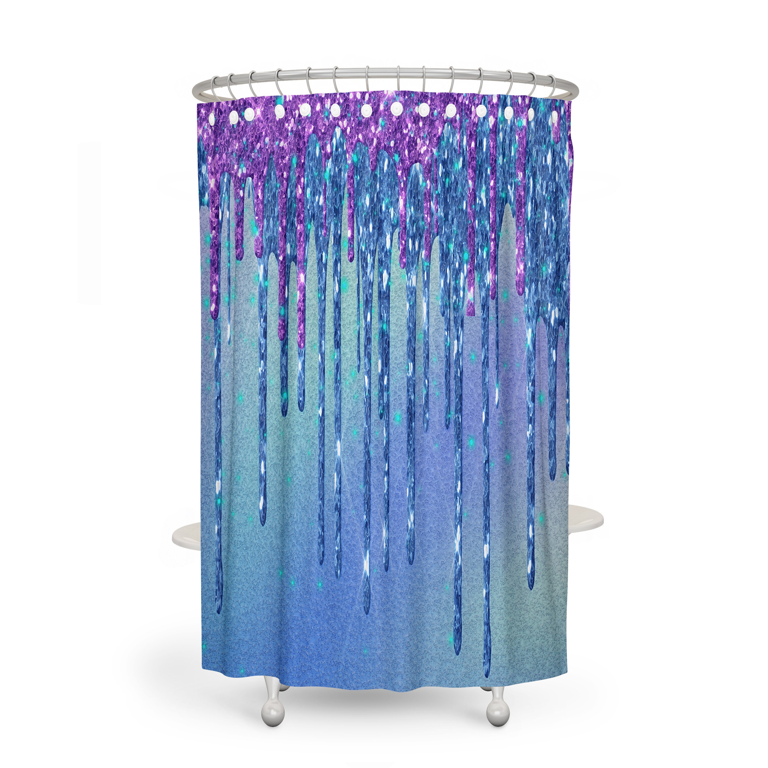 April Showers Bring May Flowers Shower Curtain with Nature-Inspired Bath Set - Image 2