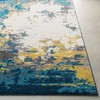 Aqua Modern Soft and Durable Area Rug - Perfect for Living Room or Bedroom Decor
