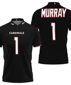 Arizona Cardinals 2019 Nfl Draft First Round Pick Black Jersey Inspired Style 3D All Over Print Polo Shirt