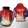 Arizona Diamondbacks MLB Team US 3D Hoodie with Patriotic Design