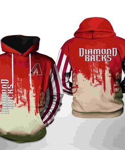 Arizona Diamondbacks MLB Team US 3D Hoodie with Patriotic Design