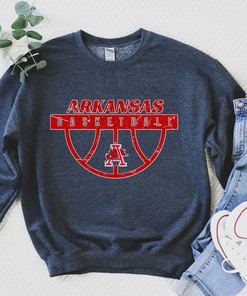 Arkansas Basketball Sweatshirt, Razorback Basketball Crewneck, Hogs Basketball Sweater, Sec Basketball Tee, Hoodie