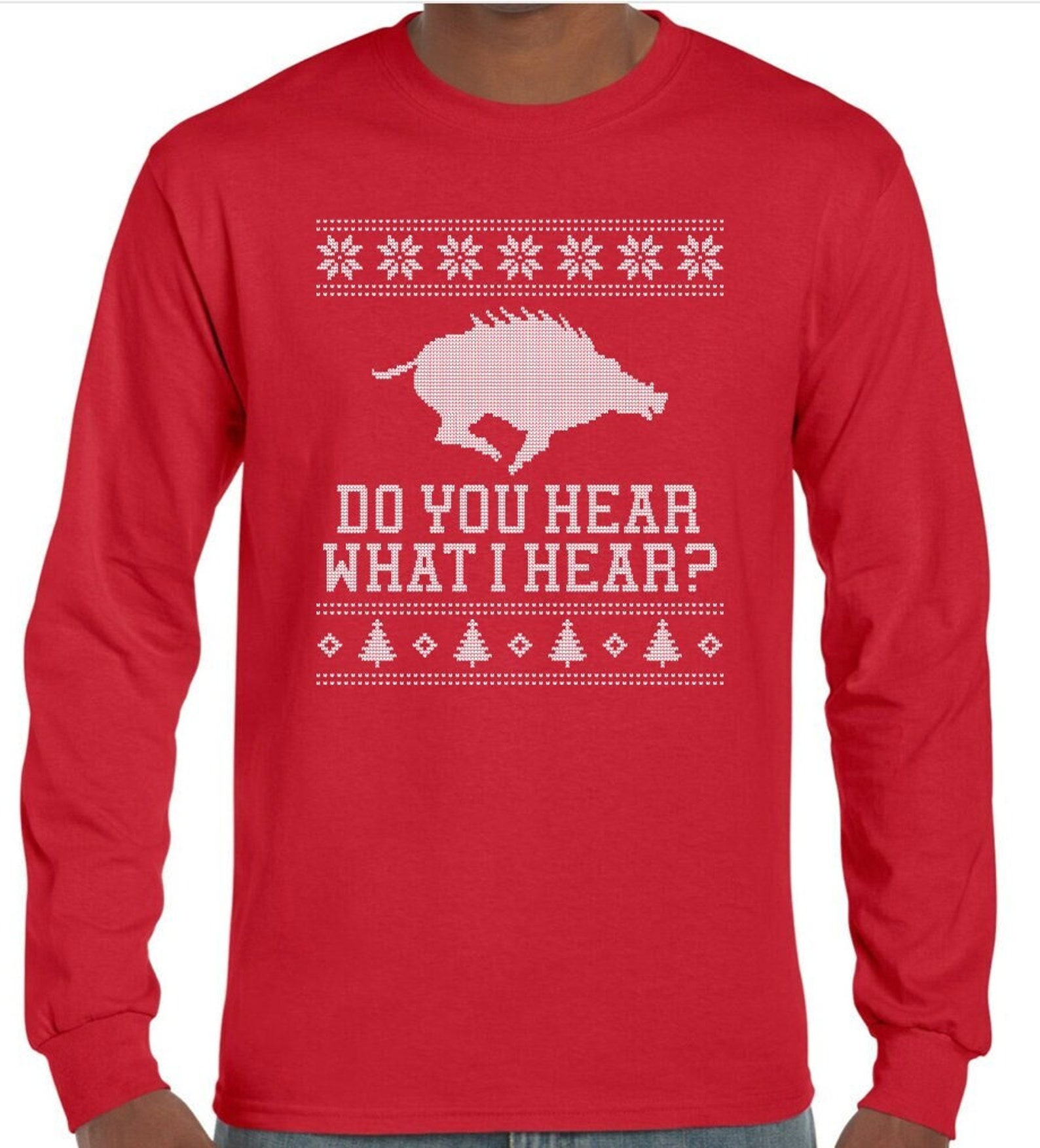 Arkansas Christmas Shirt Ugly Christmas Sweater For Hogs Fans