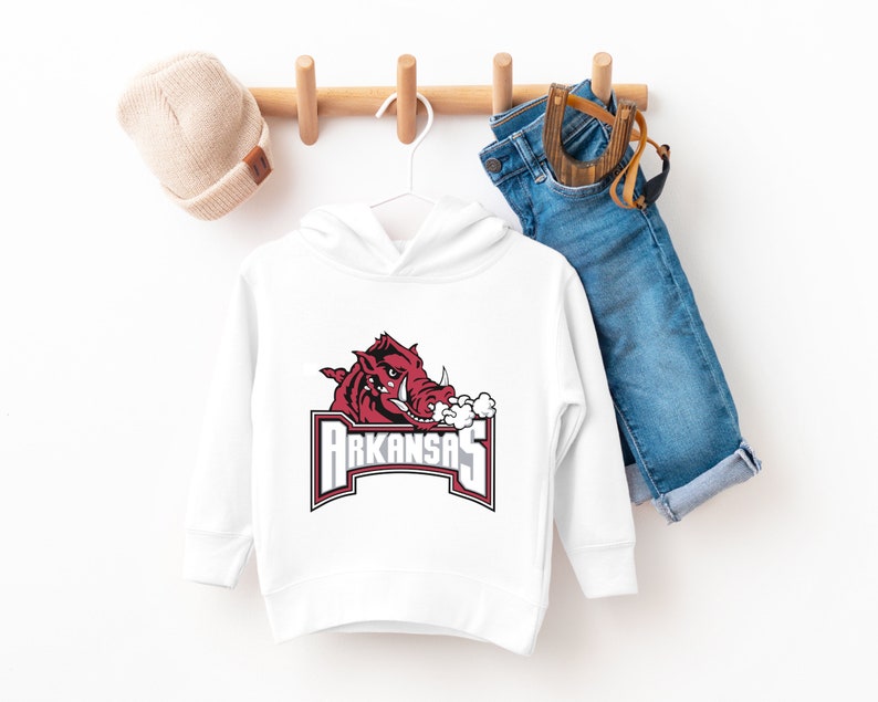 Arkansas Hoodies And Sweatshirts For Kids Razorback Sweatshirt, Crewneck, Hoodie, And More - Image 2