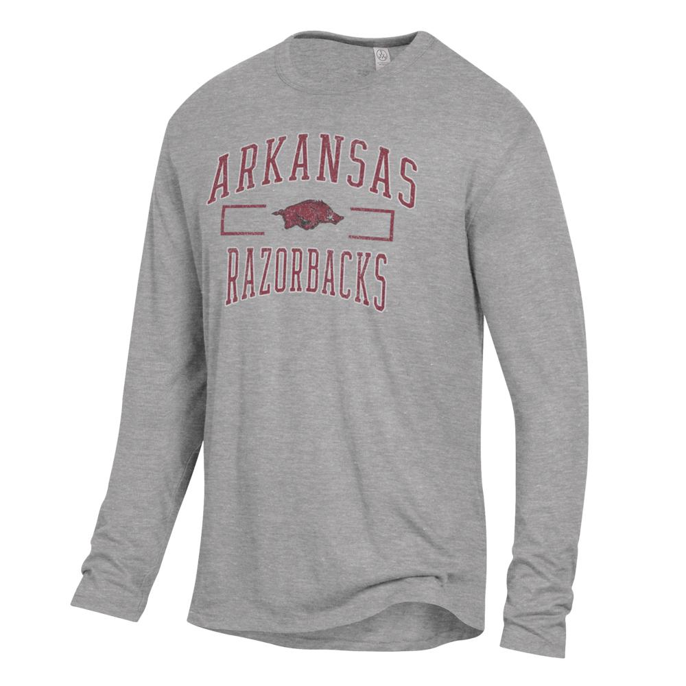 Arkansas Razorbacks Alternative Apparel The Keeper Long Sleeve T-Shirt, Hogs Shirt Gifts For Razorbacks Lover