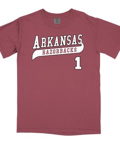 Arkansas Razorbacks Barnhill Short Sleeve T-Shirt For Ncaa Fans