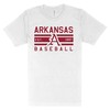 Arkansas Razorbacks Baseball Bar Short Sleeve T-Shirt For Ncaa Fans