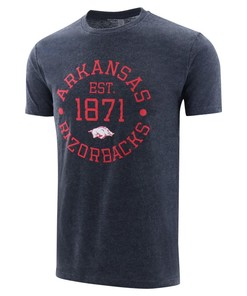 Arkansas Razorbacks Est Circle Unisex Sueded Short Sleeve T-Shirt Dark, Hogs Shirt Gifts For Razorbacks Lover