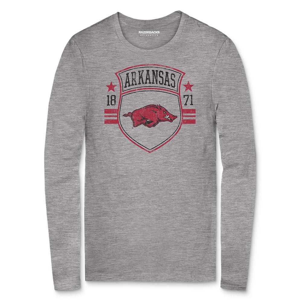 Arkansas Razorbacks Go Hogs Go Vintage Short Sleeve T-Shirt Ncaa Football Fan Apparel