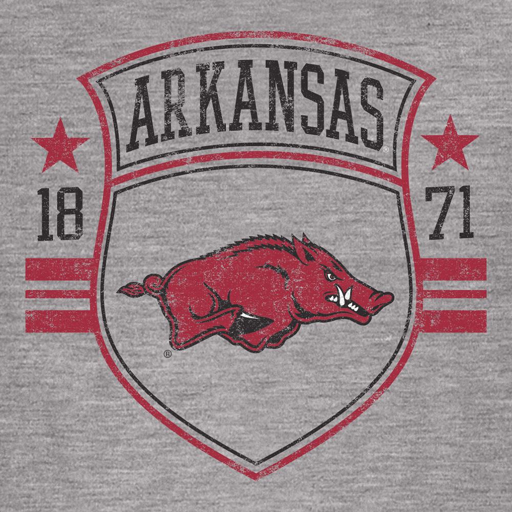 Arkansas Razorbacks Go Hogs Go Vintage Short Sleeve T-Shirt Ncaa Football Fan Apparel - Image 2