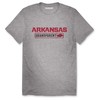 Arkansas Razorbacks Logo Combo Grandparent Unisex Short Sleeve T-Shirt, Hogs Shirt Gifts For Razorbacks Lover
