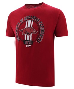 Arkansas Razorbacks Mascot Jersey Short Sleeve T-Shirt Cardinal, Hogs Shirt Gifts For Razorbacks Lover