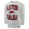 Arkansas Razorbacks Midday Tri-Blend Fleece Crew Sweatshirt