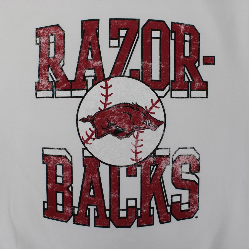 Arkansas Razorbacks Midday Tri-Blend Fleece Crew Sweatshirt - Image 2
