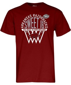 Arkansas Razorbacks Ncaa Basketball Sweet 16 Short Sleeve T-Shirt, Hogs Shirt Gifts For Razorbacks Lover