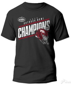 Arkansas Razorbacks Outback Bowl 2022 Champs Short Sleeve T-Shirt, Hogs Shirt Gifts For Razorbacks Lover
