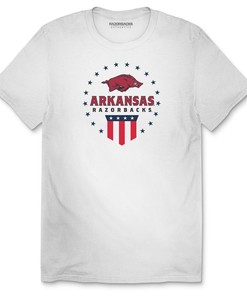 Arkansas Razorbacks Patriotic Banner Unisex Short Sleeve T-Shirt, Hogs Shirt Gifts For Razorbacks Lover