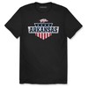 Arkansas Razorbacks Patriotic Shield Unisex Short Sleeve T-Shirt, Hogs Shirt Gifts For Razorbacks Lover