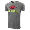Arkansas Razorbacks Razorback Softball Triblend Short Sleeve T-Shirt, Hogs Shirt Gifts For Razorbacks Lover