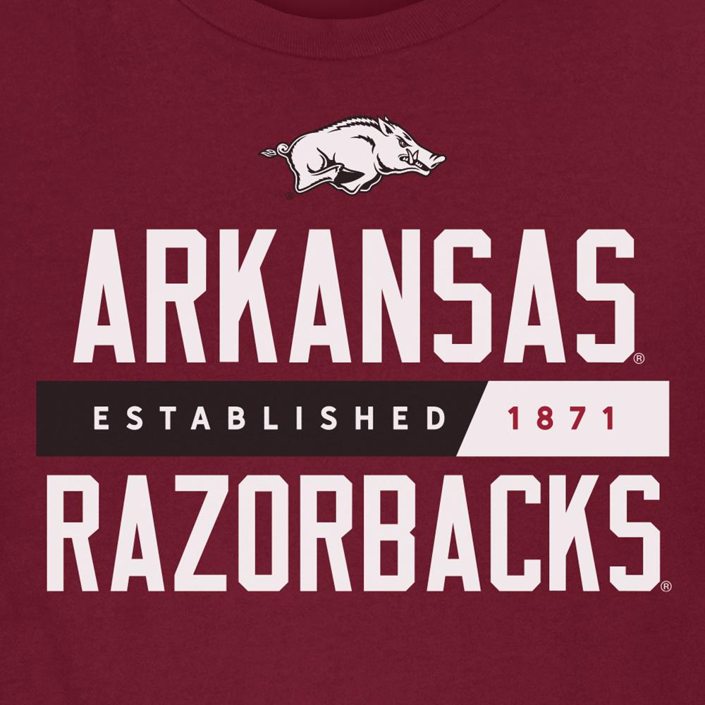 Arkansas Razorbacks School Harmony Long Sleeve T-Shirt Cardinal, Hogs Shirt Gifts For Razorbacks Lover - Image 2