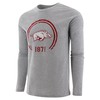 Arkansas Razorbacks Simple Stamp Long Sleeve T-Shirt For Ncaa Fans