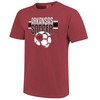 Arkansas Razorbacks Soccer Distressed Short Sleeve T-Shirt Cardinal, Hogs Shirt Gifts For Razorbacks Lover