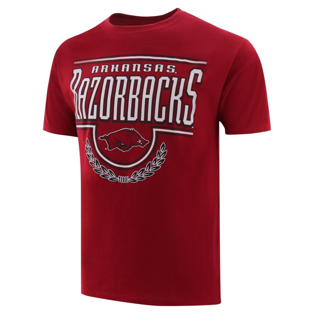 Arkansas Razorbacks Stripes Jersey Short Sleeve T-Shirt Cardinal, Hogs Shirt Gifts For Razorbacks Lover