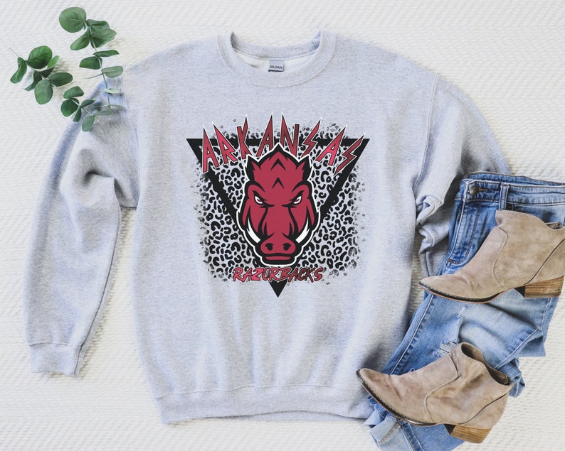Arkansas Razorbacks Sweatshirt Stylish Arkansas Football Sweater For Fans - Image 4