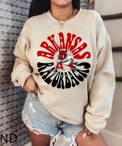 Arkansas Razorbacks Sweatshirt Vintage Razorback Crewneck For Fans