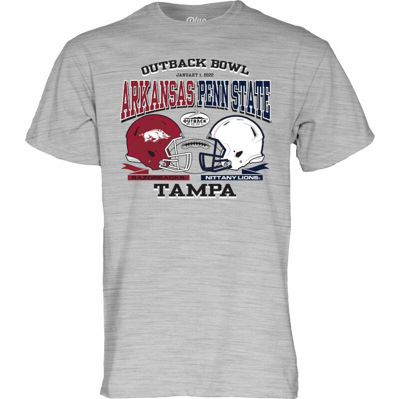 Arkansas Razorbacks V Penn State Outback Bowl Short Sleeve T-Shirt, Hogs Shirt Gifts For Razorbacks Lover