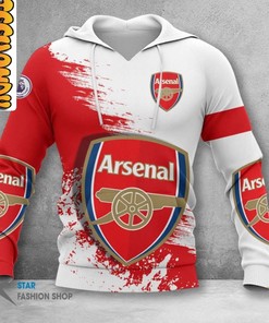 Arsenal FC All Over Printed 3D Hoodie Printful