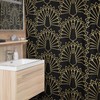 Art Deco Shower Curtain, Retro Tub Accessory, 1920s Inspired Bathroom Decor