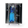 Art Nouveau Aubrey Beardsley Drawing Blue Tint Shower Curtain | Bathroom Decor + Quotes