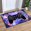 Artistic T-Shirt, Hoodie, and Crewneck Sweatshirt Gamepad Rugs for Boys, Cool and Large Area Rugs for Teen Boys' Game Room Decor