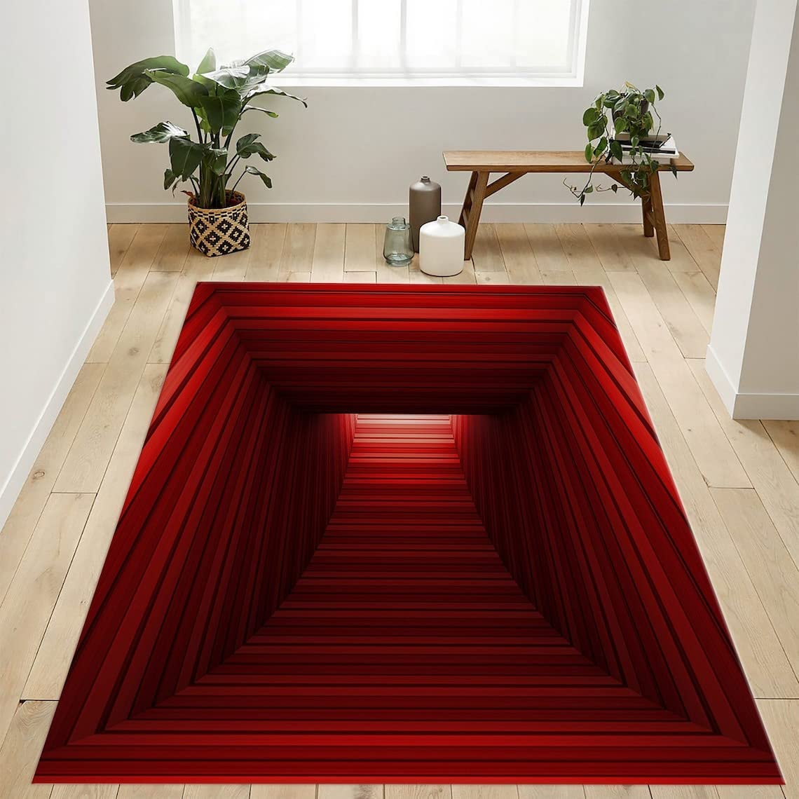 Artistic Weavers Odelia Vintage Bohemian Area Rug in Orange/Aqua - A Chic and Stylish Choice - Image 2