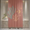 Artistic and Nature Inspired Boho Shower Curtain - Eco-Friendly and Waterproof - Hooks Included!