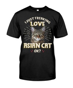 Asian Cat Fanatics Unite Vintage Style T-Shirt, Classic Hoodie And Warm Crewneck