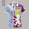 Aston Villa FC Breathable Fabric Polo Shirt with All Over Print