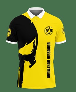 Athletic Yellow Dortmund Lph-Va Polo Shirt with 3D Printing
