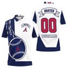 Atlanta Braves Personalized 3D Polo Shirt with 3D Printed Polo Shirts and Personalization