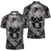 Atlanta Falcons NFL Fans Skull Polo Shirt with Quote and 3D Printed Polo Shirts