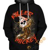 Attack on Titan Killer Mickey Hoodie with 3D Graphic Design